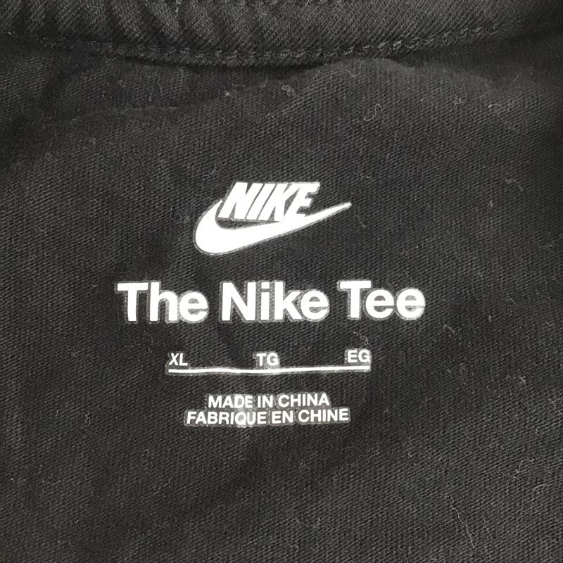 ナイキ NIKE Tシャツ 半袖 DJ1388-010 スウッシュ50 XL ロゴ、文字 黒 / ブラック /  メンズ USED 古着 中古 10100685
