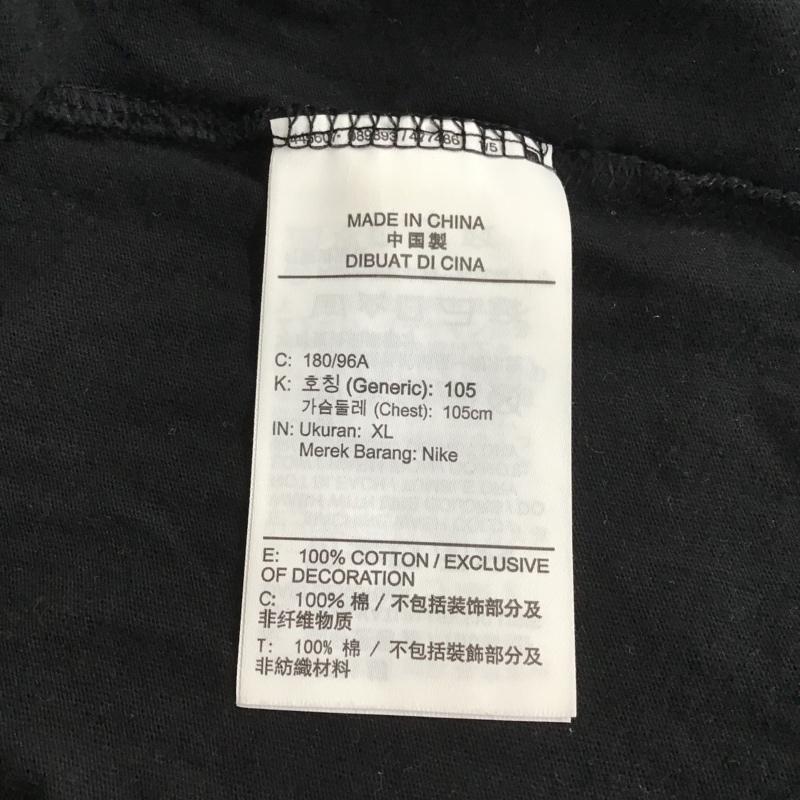 ナイキ NIKE Tシャツ 半袖 DJ1388-010 スウッシュ50 XL ロゴ、文字 黒 / ブラック /  メンズ USED 古着 中古 10100685