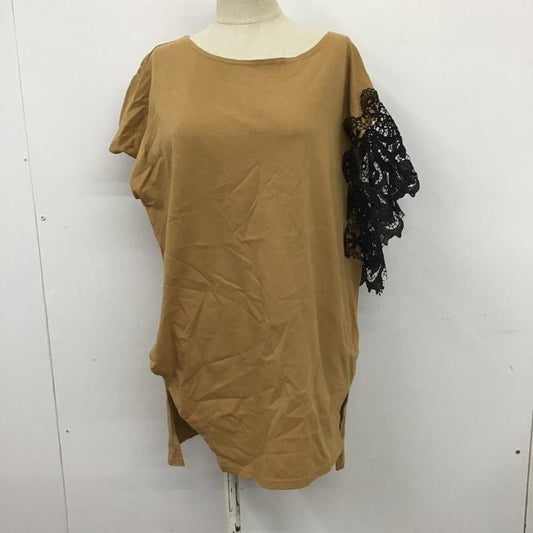 オズモーシス OSMOSIS カットソー 半袖 無地 茶 / ブラウン /  レディース USED 古着 中古 10100688