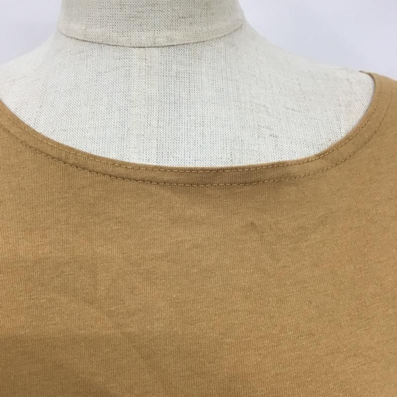 オズモーシス OSMOSIS カットソー 半袖 無地 茶 / ブラウン /  レディース USED 古着 中古 10100688