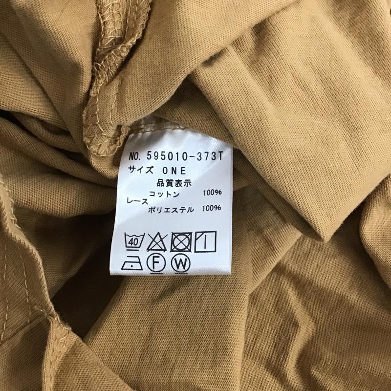 オズモーシス OSMOSIS カットソー 半袖 無地 茶 / ブラウン /  レディース USED 古着 中古 10100688