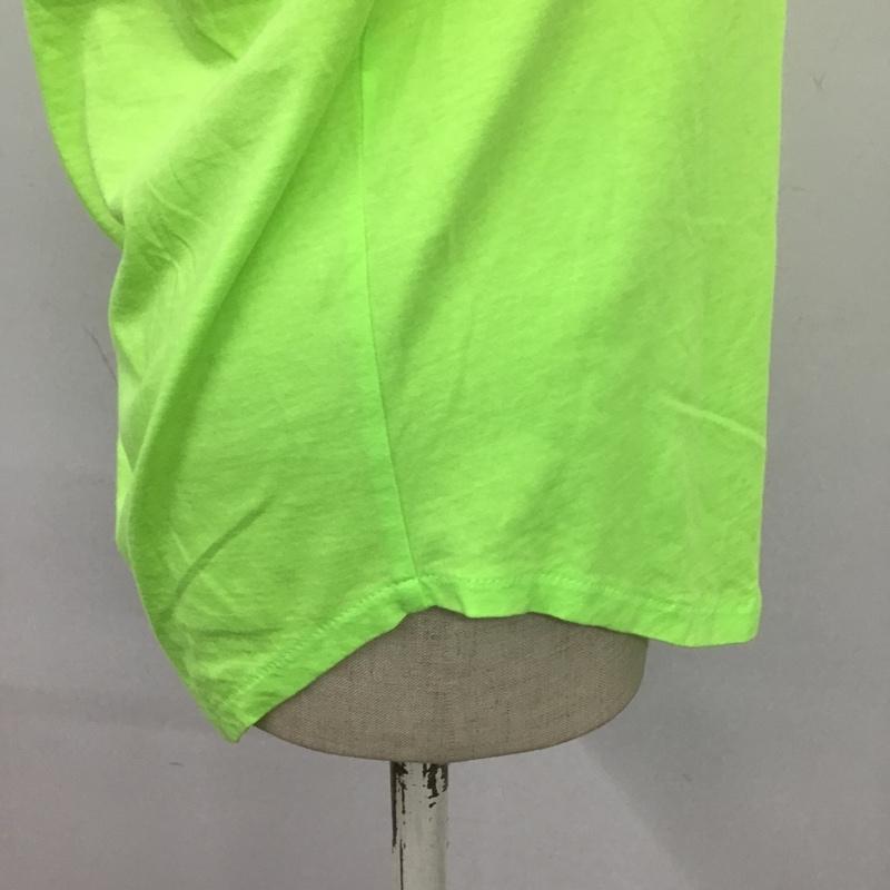 ラルフローレン RALPHLAUREN カットソー 半袖 XS プリント 黄緑 / イエローグリーン /  レディース USED 古着 中古 10100693