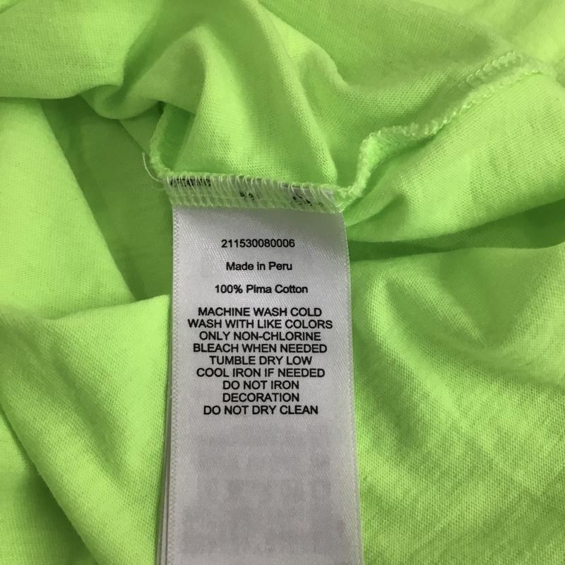 ラルフローレン RALPHLAUREN カットソー 半袖 XS プリント 黄緑 / イエローグリーン /  レディース USED 古着 中古 10100693