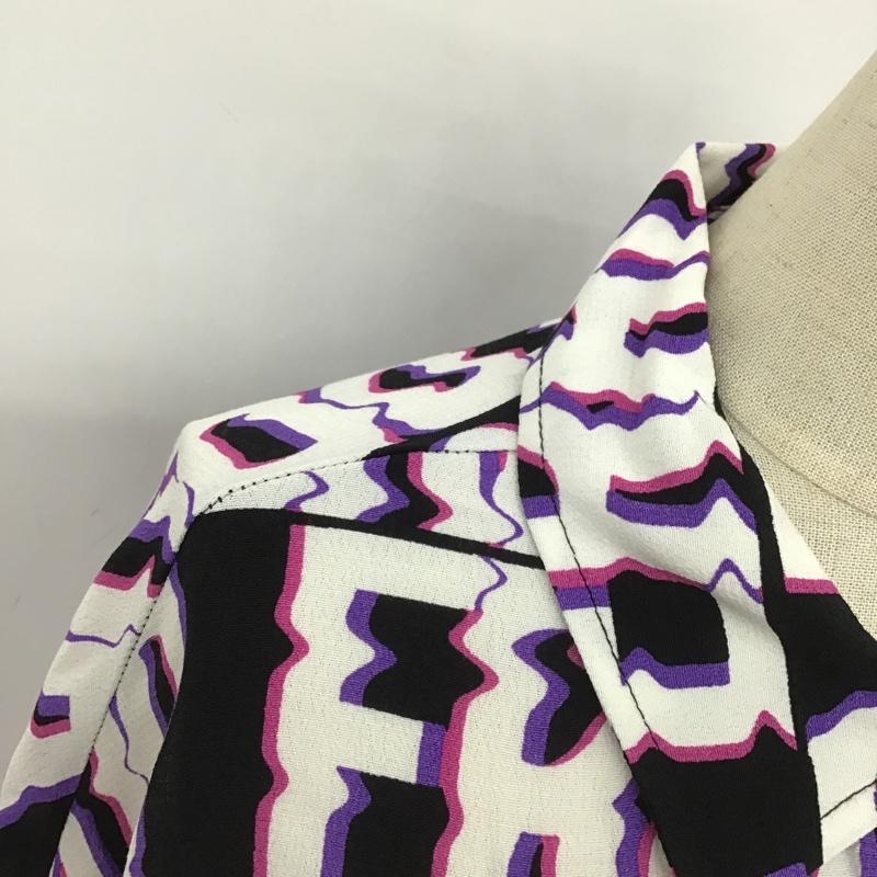 ベルシュカ Bershka シャツ、ブラウス 長袖 S 総柄 マルチカラー / マルチカラー /  レディース USED 古着 中古 10100695