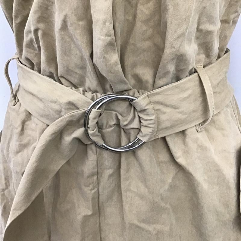 ザラ ZARA ワンピース ロングスカート XS 無地 ベージュ / ベージュ /  レディース USED 古着 中古 10100700