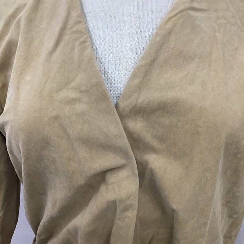 ザラ ZARA ワンピース ロングスカート XS 無地 ベージュ / ベージュ /  レディース USED 古着 中古 10100700
