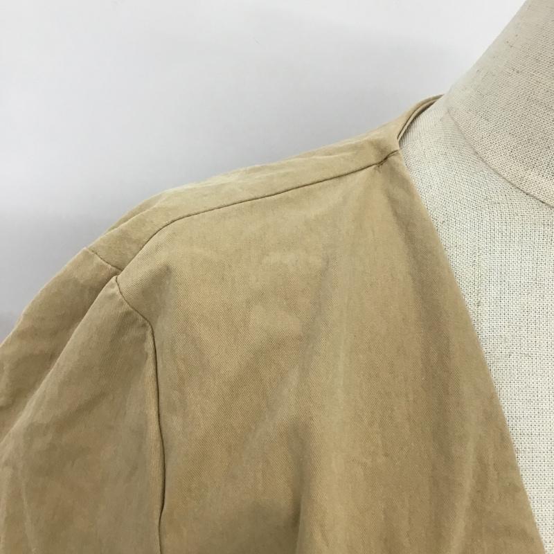 ザラ ZARA ワンピース ロングスカート XS 無地 ベージュ / ベージュ /  レディース USED 古着 中古 10100700