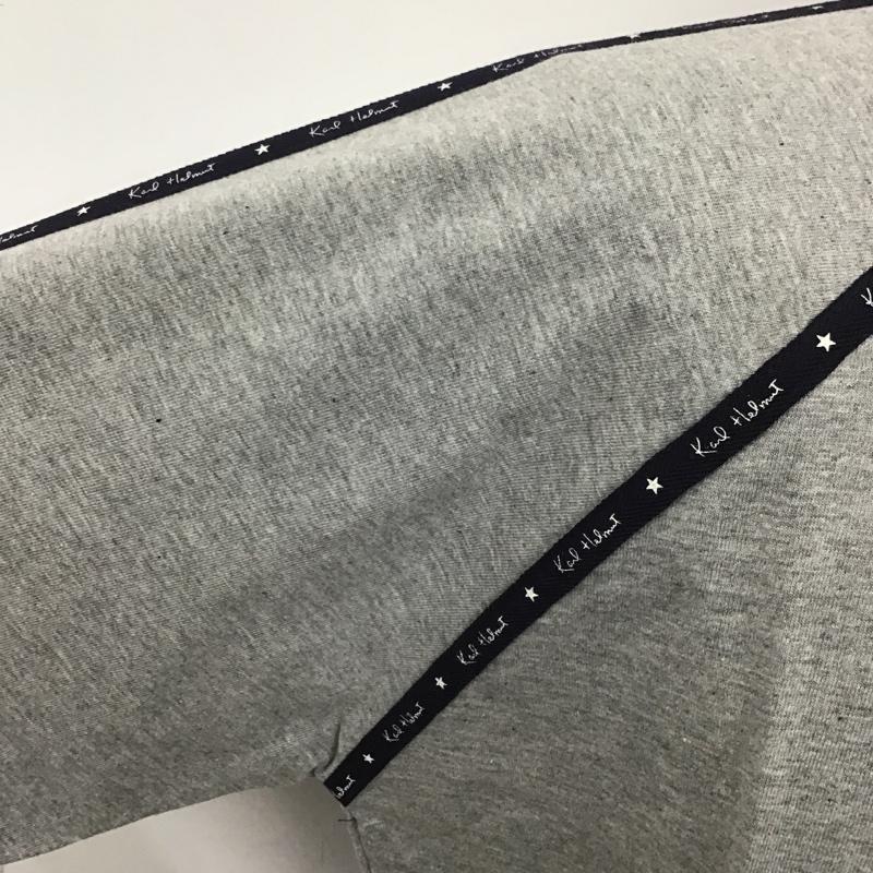 カールヘルム KARLHELMUT Tシャツ 半袖 半袖カットソー プリントTシャツ クルーネックカットソー ラグラン L ロゴ、文字 灰 / グレー /  メンズ USED 古着 中古 10100731