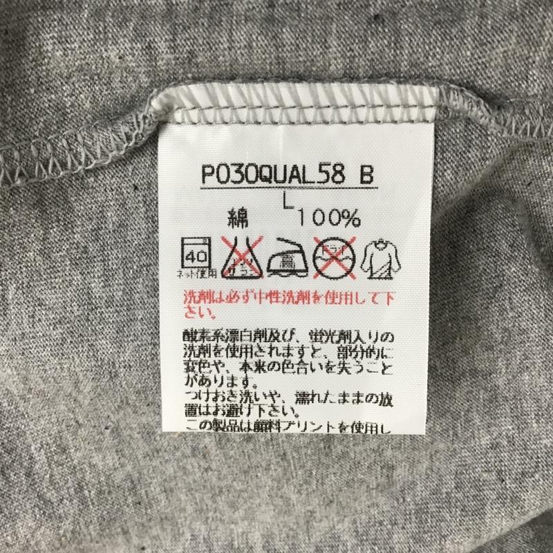 カールヘルム KARLHELMUT Tシャツ 半袖 半袖カットソー プリントTシャツ クルーネックカットソー ラグラン L ロゴ、文字 灰 / グレー /  メンズ USED 古着 中古 10100731