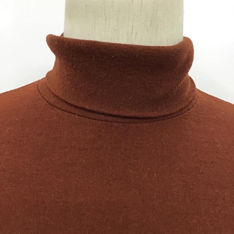 ワイズフォーメン Y's for men カットソー 長袖 MJ-T25-149 長袖カットソー タートルネックカットソー リブカットソー 無地 茶 / ブラウン /  メンズ USED 古着 中古 10100747