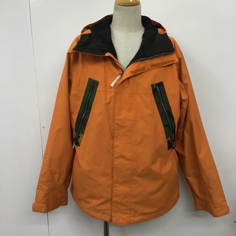 バートン BURTON ジャケット、上着 ジャンパー、ブルゾン ジップアップジャケット ジャンパー ジャケット カジュアルジャケット フード付きジャケット アウトドア M 無地 X カモフラージュ柄・迷彩 橙 / オレンジ /  メンズ USED 古着 中古 10100749