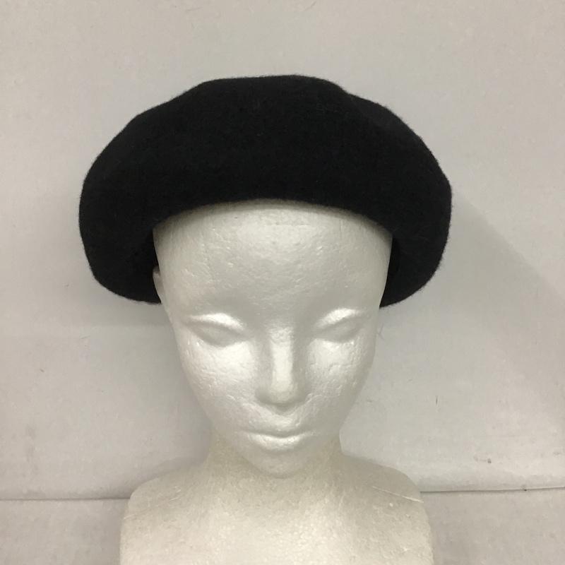 ザエイチダブリュードッグアンドコー THE H.W.DOG&CO. 帽子 ベレー帽 D-00219 BASIC BERET 無地 黒 / ブラック /  メンズ USED 古着 中古 10100759