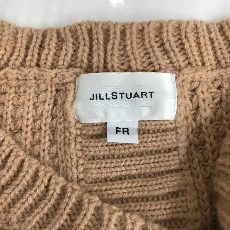 ジルスチュアート JILLSTUART ニット、セーター 長袖 長袖ニットカットソー ニット セーター クルーネックニット FREE 無地 桃 / ピンク /  レディース USED 古着 中古 10100780