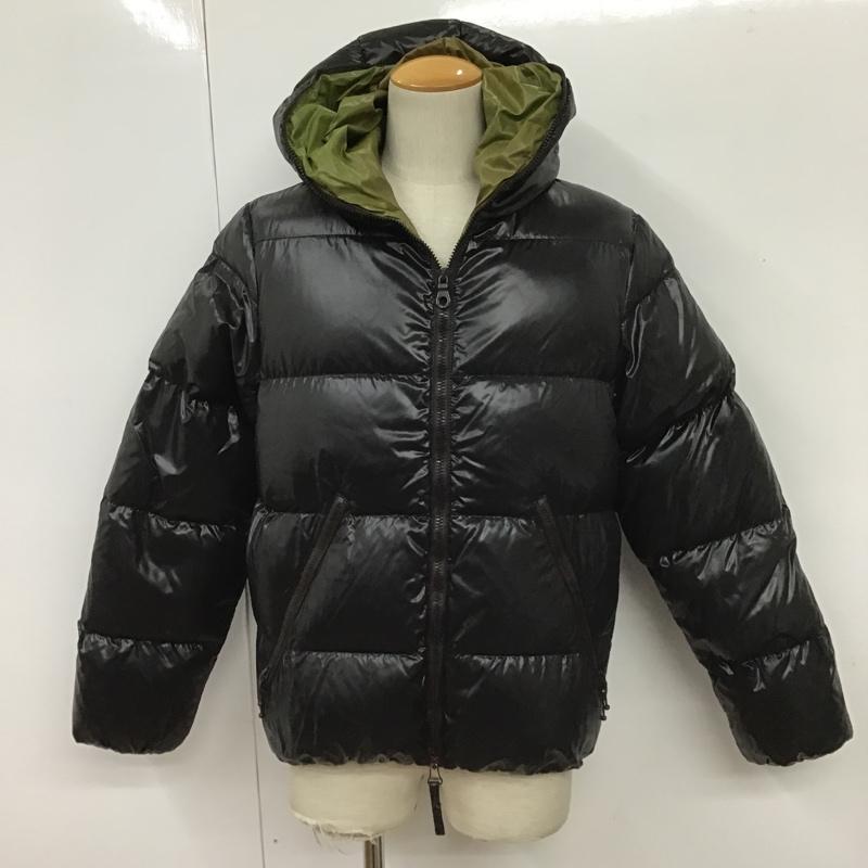 デュベティカ DUVETICA ジャケット、上着 ジャンパー、ブルゾン U.255.02-1035R ダウンジャケット ジップアップジャケット アウター カジュアルジャケット 46 無地 黒 / ブラック /  メンズ USED 古着 中古 10100798