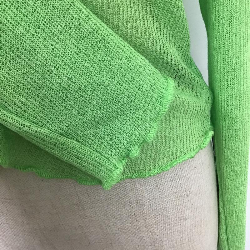 カスタネ Kastane カットソー 長袖 KAZ1021106A0015 シャーリングTee タグ付き FREE 無地 薄緑 / ライトグリーン /  レディース USED 古着 中古 10100809