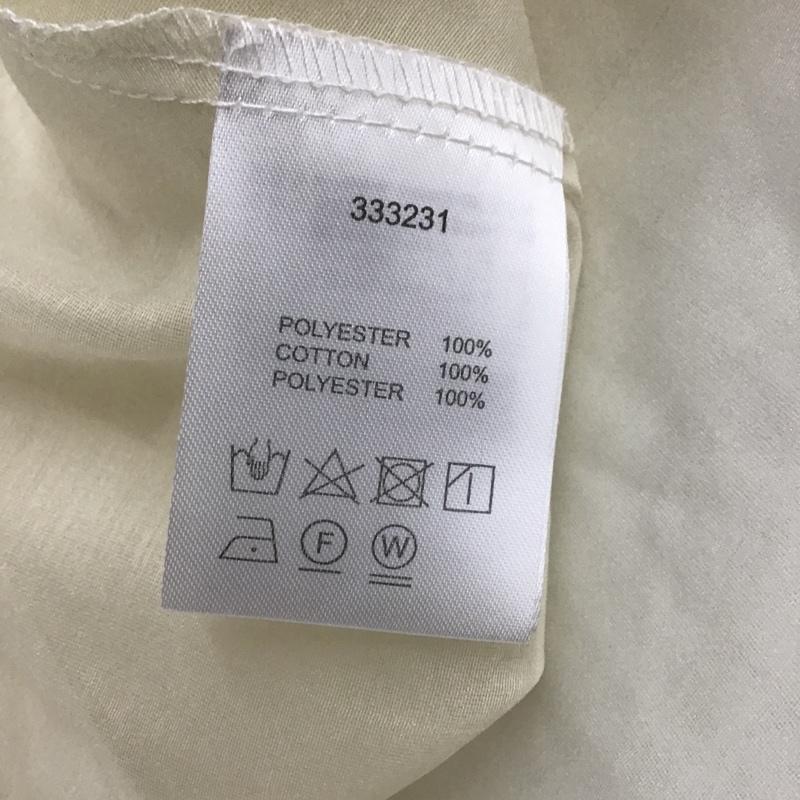 ダブルクローゼット w closet カットソー 半袖 333231 前身刺繍入りシアーボリューム袖プルオーバー 刺繍 アイボリー / アイボリー /  レディース USED 古着 中古 10100810