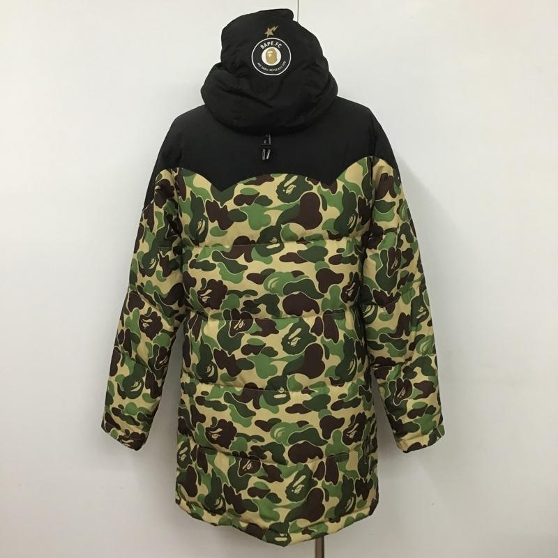 アベイシングエイプ A BATHING APE ジャケット、上着 ジャンパー、ブルゾン 569621 02 15awCAMOLONGCOAT ABATHINGAPE×PUMA コラボ ダウンジャケット アウター S 総柄 マルチカラー / マルチカラー /  メンズ USED 古着 中古 10100818