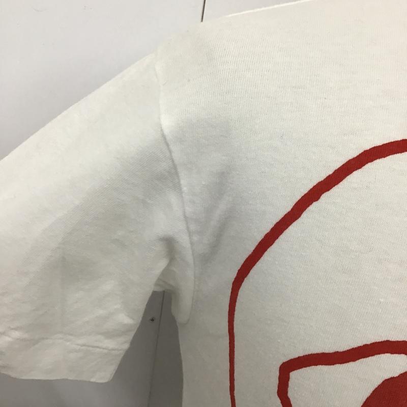 プレイコムデギャルソン PLAY COMME des GARCONS Tシャツ 半袖 AZ-T100 ハート ワッペン S プリント 白 / ホワイト /  メンズ USED 古着 中古 10100822