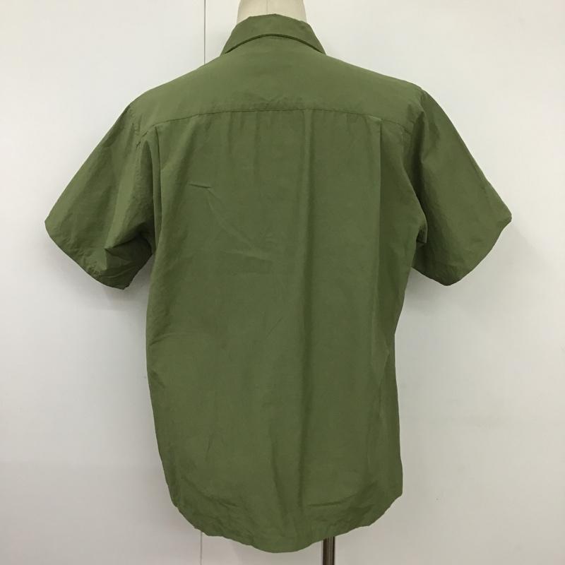 アンブッシュ AMBUSH シャツ、ブラウス 半袖 12112184 オープンカラーシャツ 2 ロゴ、文字 カーキ / カーキ /  メンズ USED 古着 中古 10100827