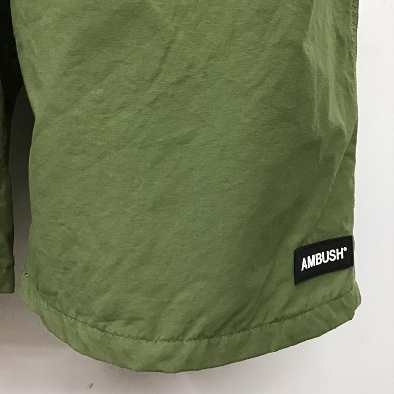 アンブッシュ AMBUSH パンツ ショートパンツ 12112185 コットン ナイロン ハーフパンツ 2 無地 カーキ / カーキ /  メンズ USED 古着 中古 10100828