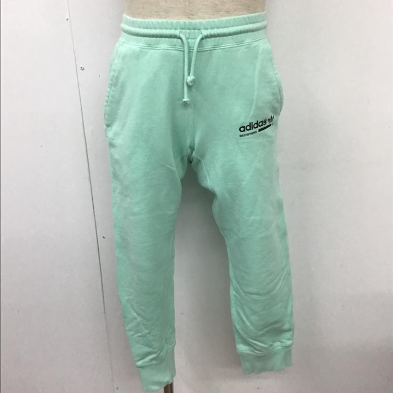 アディダス adidas ボトムス ボトムス DH4931 スウェットパンツ S ロゴ、文字 水色 / ライトブルー /  メンズ USED 古着 中古 10100832