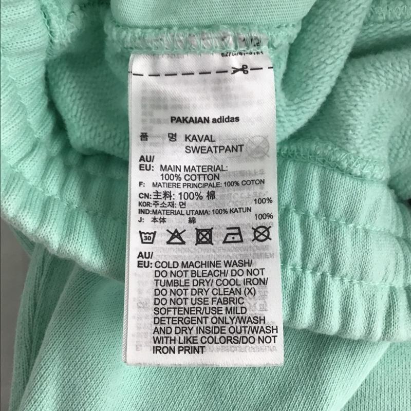 アディダス adidas ボトムス ボトムス DH4931 スウェットパンツ S ロゴ、文字 水色 / ライトブルー /  メンズ USED 古着 中古 10100832
