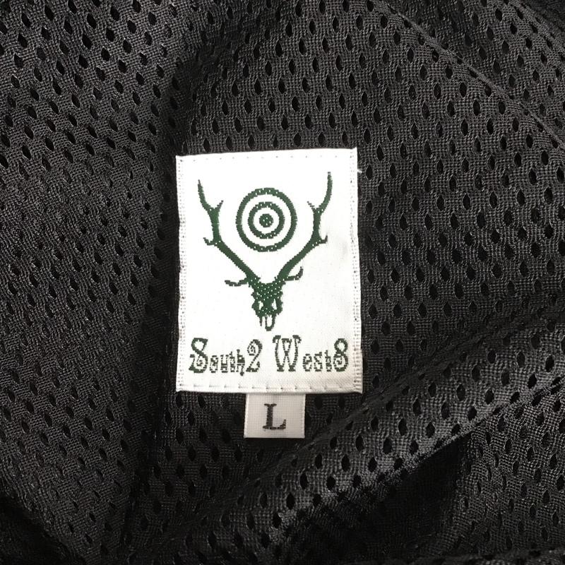 サウスツーウェストエイト South2 West8 パンツ ワークパンツ、ペインターパンツ カジュアルパンツ ワークパンツ ワイドパンツ サテンパンツ L 無地 黒 / ブラック /  メンズ USED 古着 中古 10100854