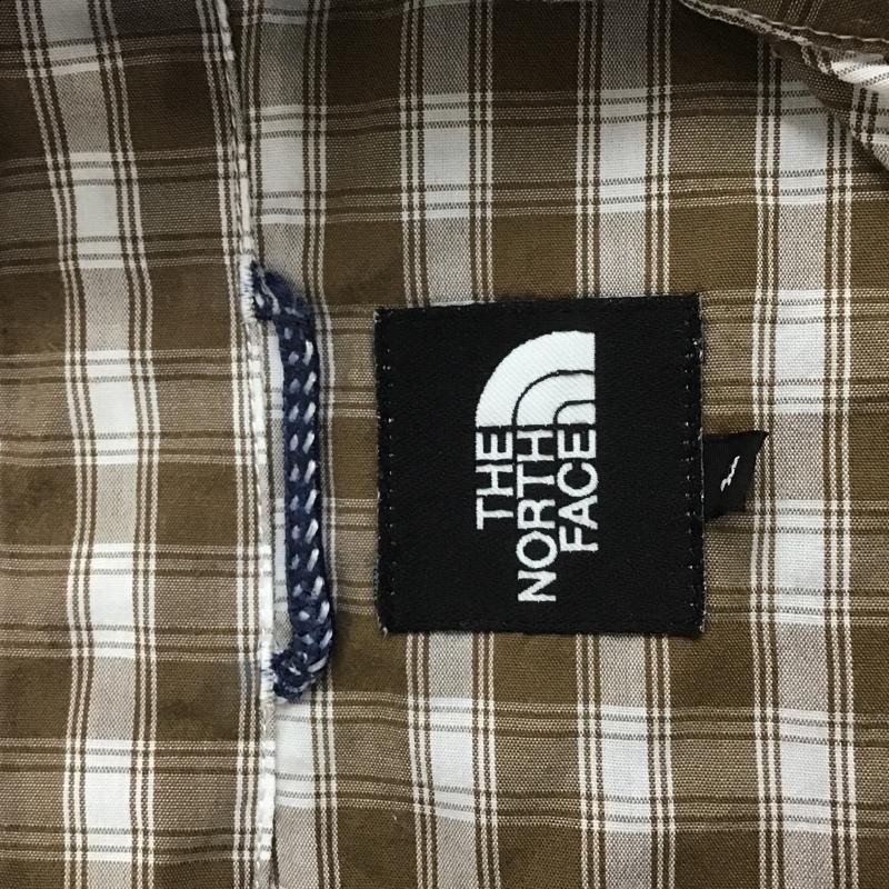ザノースフェイス THE NORTH FACE シャツ、ブラウス 半袖 NT20912 BASICSHIRT 半袖シャツ チェックシャツ カジュアルシャツ L チェック 白 / ホワイト / X 茶 / ブラウン /  メンズ USED 古着 中古 10100857