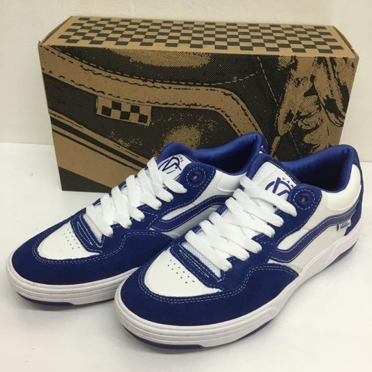 バンズ VANS スニーカー スニーカー ROWAN 2 ローワン2 VN0A2Z3IAMQ 27.5cm ロゴ、文字 白 / ホワイト / X 青 / ブルー /  メンズ USED 古着 中古 10100864