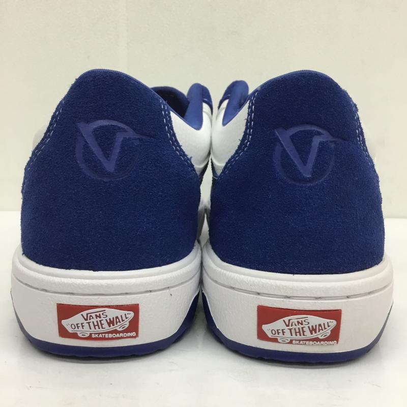 バンズ VANS スニーカー スニーカー ROWAN 2 ローワン2 VN0A2Z3IAMQ 27.5cm ロゴ、文字 白 / ホワイト / X 青 / ブルー /  メンズ USED 古着 中古 10100864