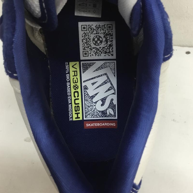 バンズ VANS スニーカー スニーカー ROWAN 2 ローワン2 VN0A2Z3IAMQ 27.5cm ロゴ、文字 白 / ホワイト / X 青 / ブルー /  メンズ USED 古着 中古 10100864