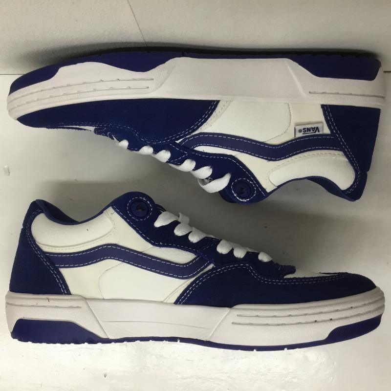 バンズ VANS スニーカー スニーカー ROWAN 2 ローワン2 VN0A2Z3IAMQ 27.5cm ロゴ、文字 白 / ホワイト / X 青 / ブルー /  メンズ USED 古着 中古 10100864