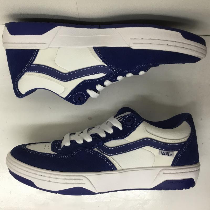 バンズ VANS スニーカー スニーカー ROWAN 2 ローワン2 VN0A2Z3IAMQ 27.5cm ロゴ、文字 白 / ホワイト / X 青 / ブルー /  メンズ USED 古着 中古 10100864