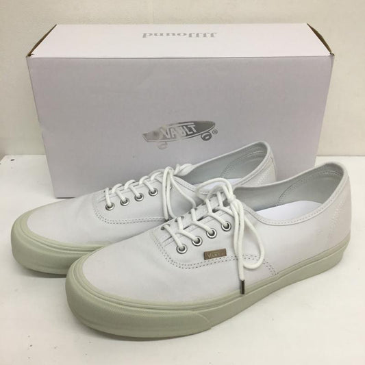 バンズボルト VANS VAULT スニーカー スニーカー jjjjound ジョウンド AUTHENTIC VLT オーセンテック ヴォルト VN0A4CS4W00 29.0cm ロゴ、文字 白 / ホワイト /  メンズ USED 古着 中古 10100866