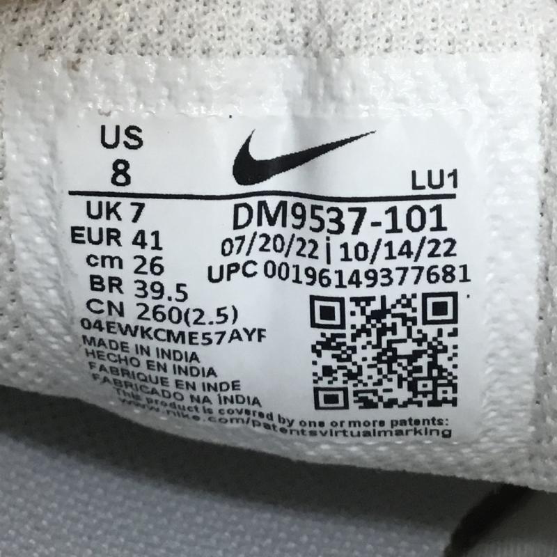 ナイキ NIKE スニーカー スニーカー AIR MAX SYSTM エア マックス SYSTM DM9537-101 26.0cm ロゴ、文字 白 / ホワイト /  メンズ USED 古着 中古 10100871