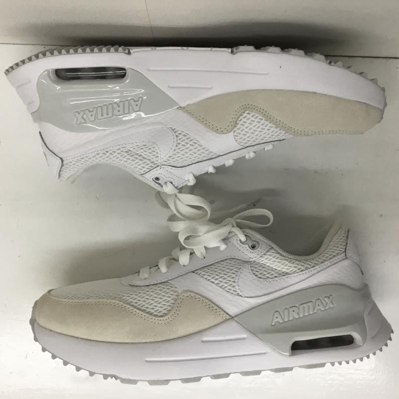 ナイキ NIKE スニーカー スニーカー AIR MAX SYSTM エア マックス SYSTM DM9537-101 26.0cm ロゴ、文字 白 / ホワイト /  メンズ USED 古着 中古 10100871