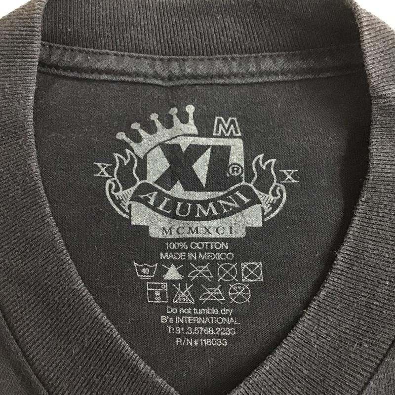 エクストララージ XLARGE Tシャツ 半袖 プリントＴ M プリント 黒 / ブラック /  メンズ USED 古着 中古 10100926