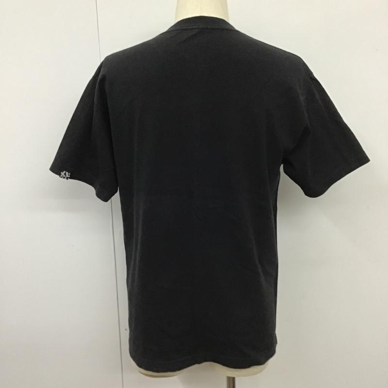 エクストララージ XLARGE Tシャツ 半袖 プリントＴ M ロゴ、文字 X プリント 黒 / ブラック /  メンズ USED 古着 中古 10100928