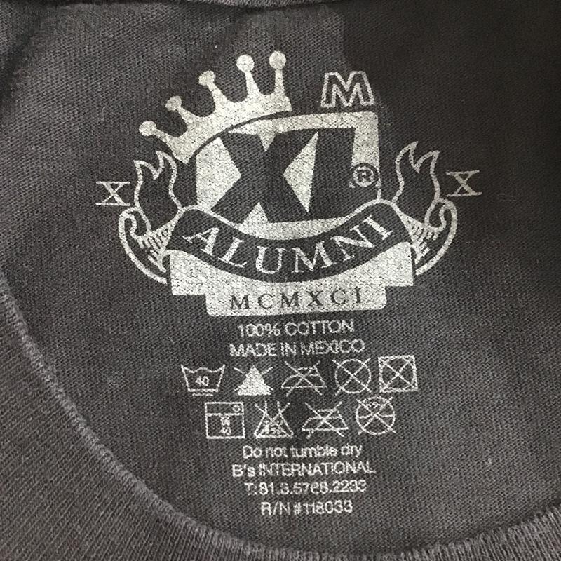 エクストララージ XLARGE Tシャツ 半袖 プリントＴ M ロゴ、文字 X プリント 黒 / ブラック /  メンズ USED 古着 中古 10100928