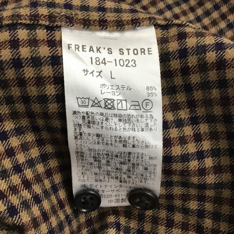 フリークスストア FREAK'S STORE シャツ、ブラウス 長袖 L チェック マルチカラー / マルチカラー /  メンズ USED 古着 中古 10100930