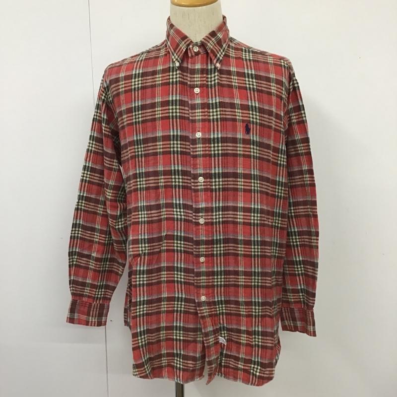 ラルフローレン RALPHLAUREN シャツ、ブラウス 長袖 M チェック マルチカラー / マルチカラー /  メンズ USED 古着 中古 10100932