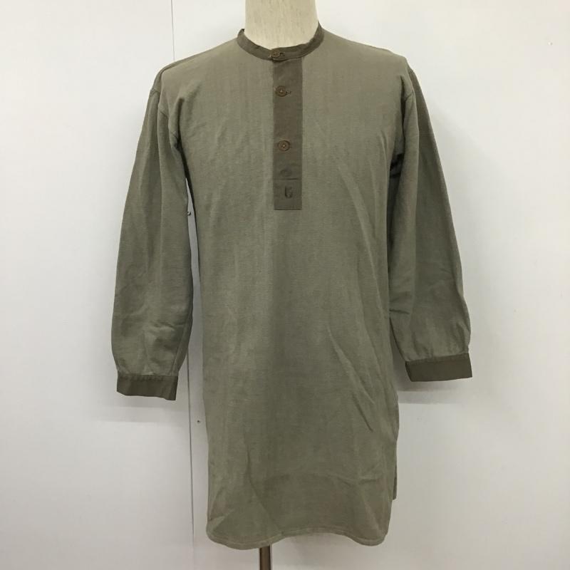 古着 USED Tシャツ 長袖 スウェーデン軍 グランパシャツ 無地 マルチカラー / マルチカラー /  メンズ USED 古着 中古 10100938