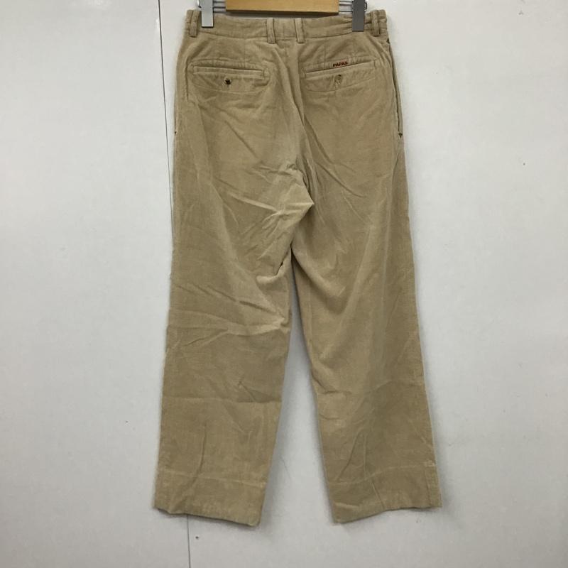 パパス PAPAS パンツ ワークパンツ、ペインターパンツ S 無地 ベージュ / ベージュ /  メンズ USED 古着 中古 10100941