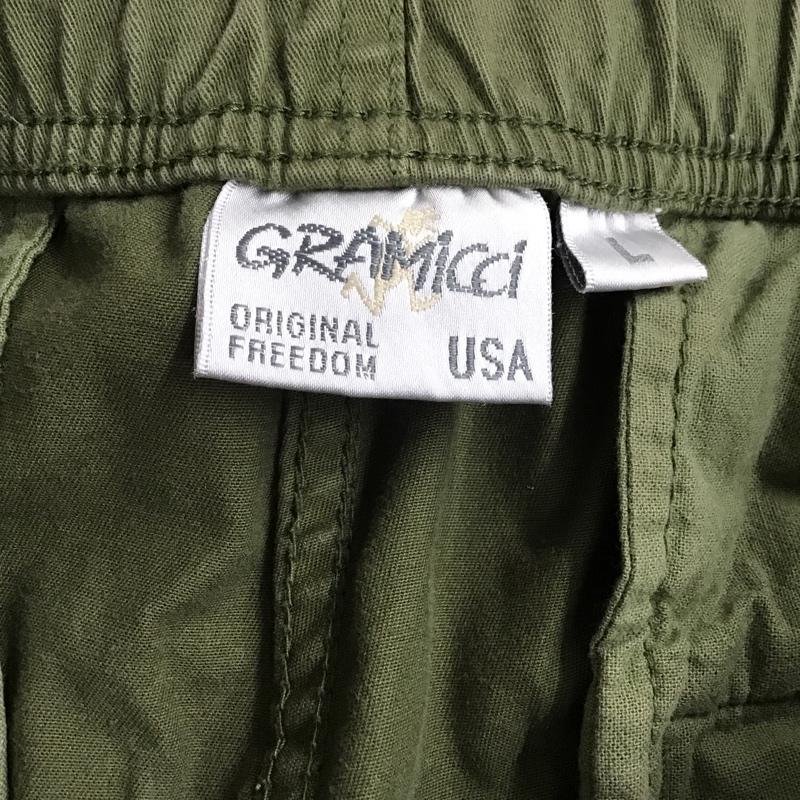 グラミチ GRAMICCI パンツ ショートパンツ L 無地 カーキ / カーキ /  メンズ USED 古着 中古 10100945