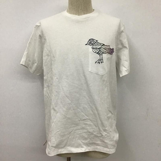 エンジニアードガーメンツ Engineered Garments Tシャツ 半袖 M プリント 白 / ホワイト /  メンズ USED 古着 中古 10100947