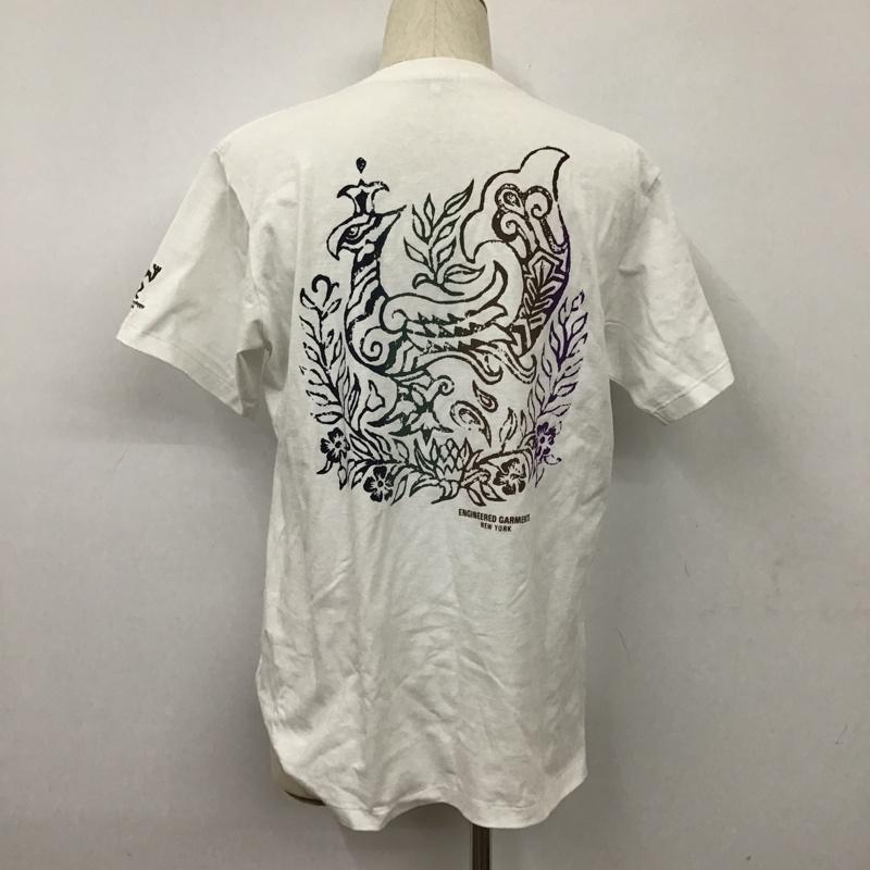 エンジニアードガーメンツ Engineered Garments Tシャツ 半袖 M プリント 白 / ホワイト /  メンズ USED 古着 中古 10100947