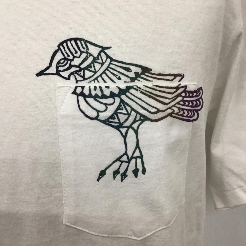 エンジニアードガーメンツ Engineered Garments Tシャツ 半袖 M プリント 白 / ホワイト /  メンズ USED 古着 中古 10100947