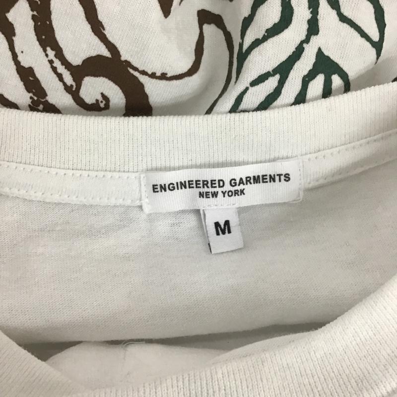 エンジニアードガーメンツ Engineered Garments Tシャツ 半袖 M プリント 白 / ホワイト /  メンズ USED 古着 中古 10100947