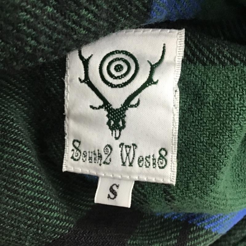 サウスツーウェストエイト South2 West8 シャツ、ブラウス 長袖 S チェック マルチカラー / マルチカラー /  メンズ USED 古着 中古 10100953