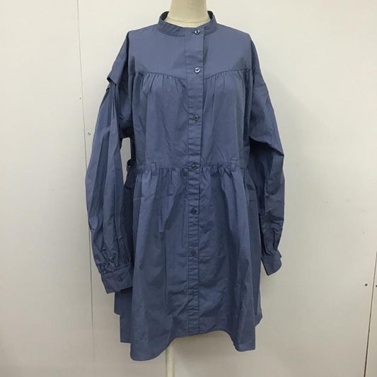 レイジブルー RAGEBLUE シャツ、ブラウス 長袖 FREE 無地 水色 / ライトブルー /  レディース USED 古着 中古 10100954